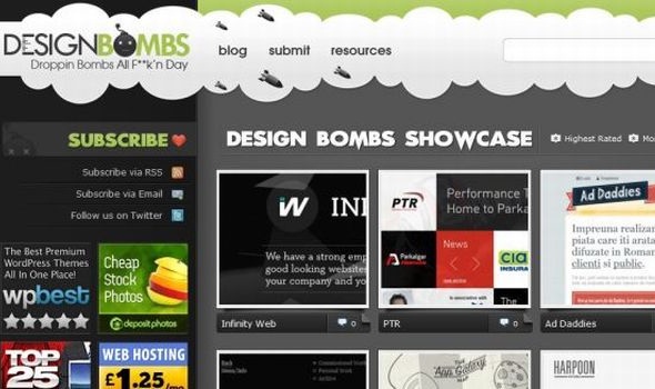 CSS画廊网站设计7-Design-Bombs