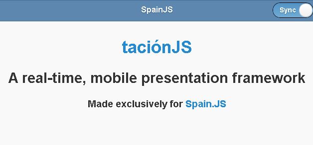 一个基于jQuery Mobile的实时演讲javascript类库 - taciónJS