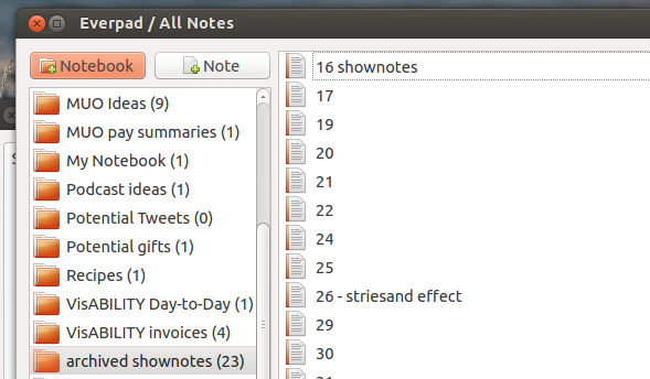 everpad notes   Everpad: The Best Evernote Client For Ubuntu [Linux]
