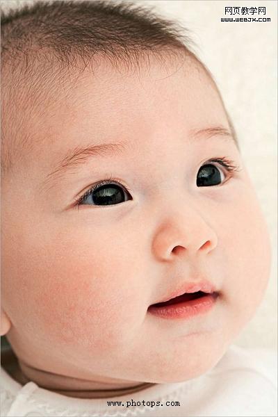 Photoshop婴儿照片:打造瓷娃娃特效_webjx.com网页教学网