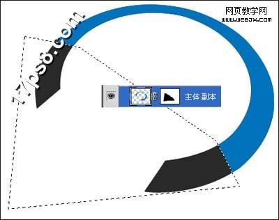 Photoshop鼠绘教程:绘制质感的箭头标志_webjx.com