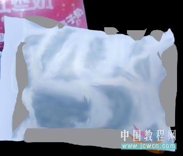 Photoshop鼠绘教程：绘制袋装红枣牛奶海报效果_爱易学习网