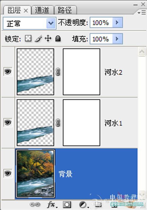Photoshop动画教程：制作小溪潺潺流水动态效果_爱易学习网