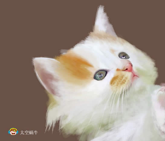 用Photoshop绘制超可爱的猫猫